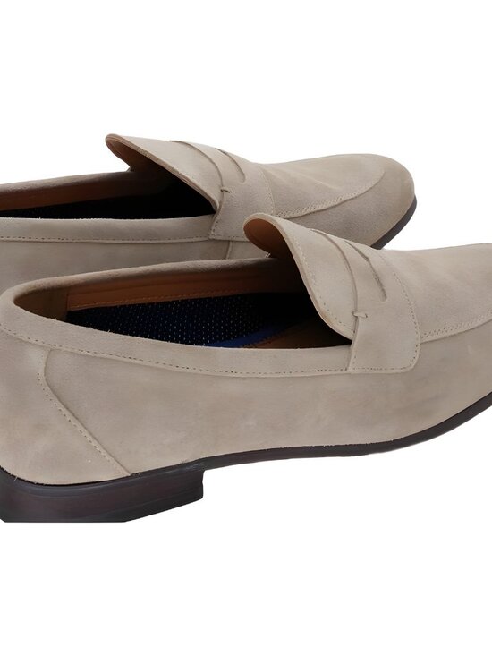 Bar III Baldwin Penny Loafers Salty Nut Suede Men\'s Size 11 main image 4